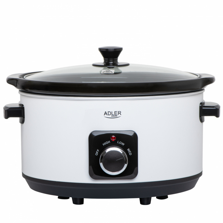 Adler AD 6413w Slowcooker 5,8L i gruppen HJEM, HUS OG HAGE / Husholdningsapparater / Slowcookers hos TP E-commerce Nordic AB (A22066)