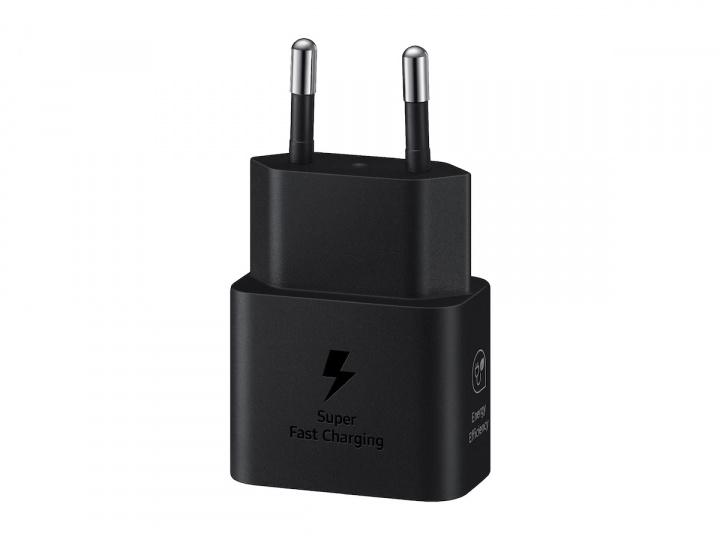Samsung EP-T2510N GaN vegglader USB-C 25W, svart i gruppen SMARTTELEFON & NETTBRETT / Ladere og Kabler / Vegglader / Vegglader Type C hos TP E-commerce Nordic AB (A22079)