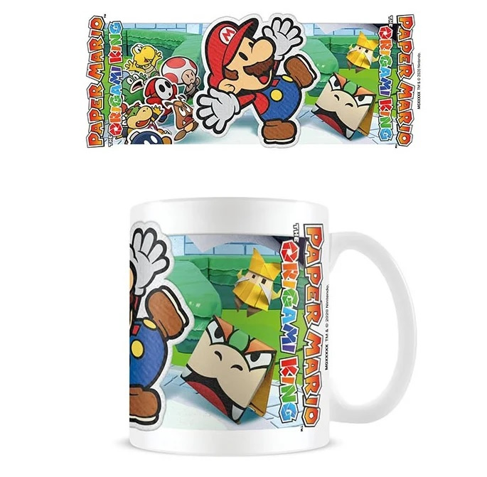 Mugg med motiv från Paper Mario - The Origami King i gruppen SPORT, FRITID & HOBBY / Morsomme produkter / Kopper hos TP E-commerce Nordic AB (A22093)