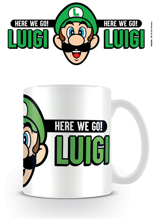 Mugg - Here We Go! Luigi i gruppen SPORT, FRITID & HOBBY / Morsomme produkter / Kopper hos TP E-commerce Nordic AB (A22094)