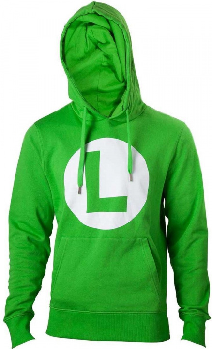 Bioworld Grön Hoodie Luigi, S i gruppen SPORT, FRITID & HOBBY / Tilbehør / T-shirts hos TP E-commerce Nordic AB (A22198)