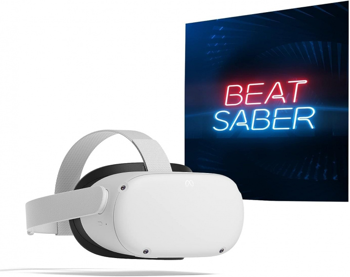 Oculus - Quest 2 128 GB Virtual Reality-hodesett i gruppen Elektronikk / TV-spill & tilbehør / Andre spill hos TP E-commerce Nordic AB (A22223)