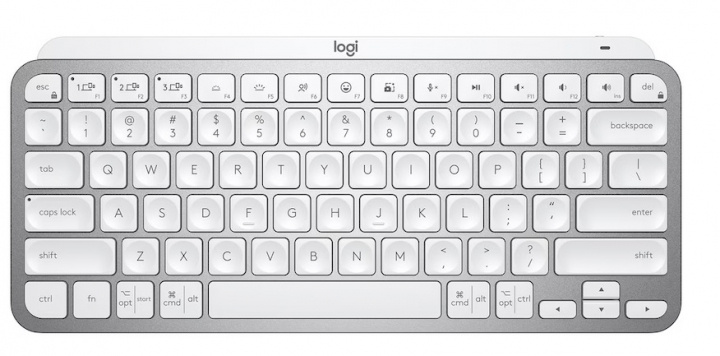 Logitech MX Keys Mini, Pale grey i gruppen Datautstyr / Mus & Tastatur / Tastatur / Trådløs hos TP E-commerce Nordic AB (A22262)