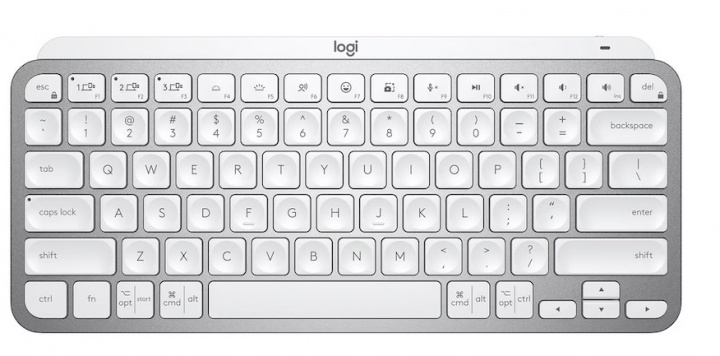 Logitech MX Keys Mini, lysegrå i gruppen Datautstyr / Mus & Tastatur / Tastatur / Trådløs hos TP E-commerce Nordic AB (A22262)