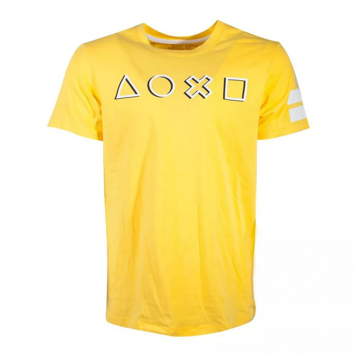 Difuzed Playstation Icons Long Line T-skjorte, S i gruppen SPORT, FRITID & HOBBY / Tilbehør / T-shirts hos TP E-commerce Nordic AB (A22347)