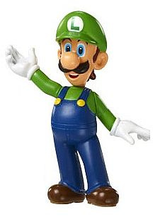 World of Nintendo Super Mario Luigi-figur i gruppen LEKER, BARN OG BABY / Leker / Figurer & miniatyrer hos TP E-commerce Nordic AB (A22362)