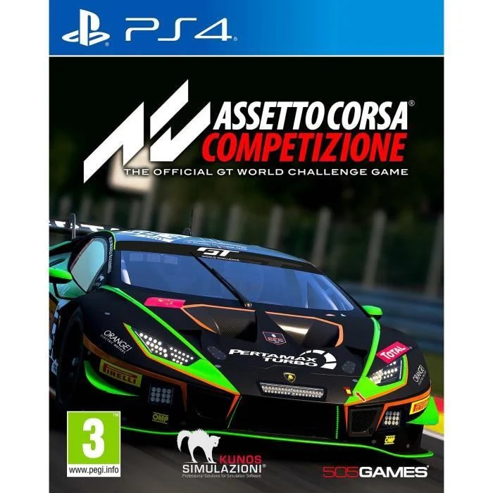 Assetto Corsa Competizione (PS4) i gruppen Elektronikk / TV-spill & tilbehør / Sony PlayStation 4 / Spill hos TP E-commerce Nordic AB (A22382)
