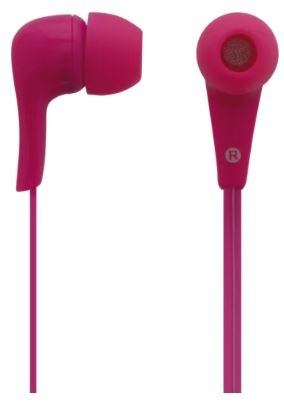Earphones, in-ear with Microphone, Pink i gruppen Elektronikk / Lyd & Bilde / Hodetelefoner & Tilbehør / Hodetelefoner hos TP E-commerce Nordic AB (A22419)