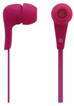 Øretelefoner, in-ear med mikrofon, rosa i gruppen Elektronikk / Lyd & Bilde / Hodetelefoner & Tilbehør / Hodetelefoner hos TP E-commerce Nordic AB (A22419)