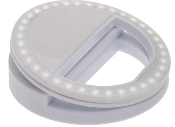 Selfie-lampe, hvit i gruppen Elektronikk / Foto og video / Fotograferingsutstyr / Ring light hos TP E-commerce Nordic AB (A22424)