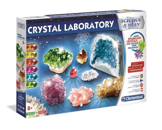 Clementoni Crystal Laboratory experimentlåda i gruppen LEKER, BARN OG BABY / Leker / Eksperiment & DIY hos TP E-commerce Nordic AB (A22435)