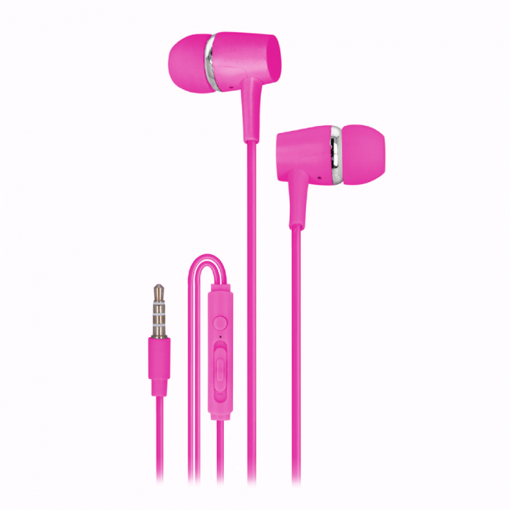 Setty Kablede hodetelefoner 3,5 mm, rosa i gruppen Elektronikk / Lyd & Bilde / Hodetelefoner & Tilbehør / Hodetelefoner hos TP E-commerce Nordic AB (A22501)
