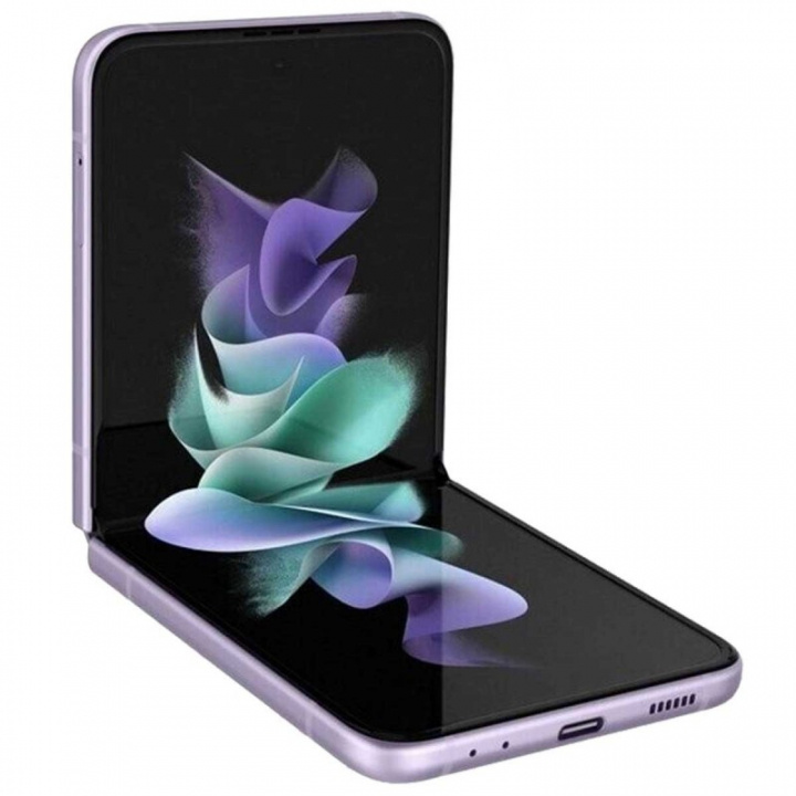 Samsung Galaxy Z Flip3 5G 128/8GB SM-F711B, Lavendel i gruppen SMARTTELEFON & NETTBRETT / Mobiltelefoner & smartphones hos TP E-commerce Nordic AB (A22506)