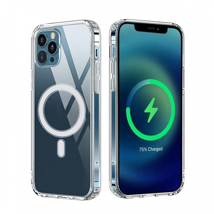 Anti Shock 1,5 mm MagSafe-etui for iPhone 16 Plus, gjennomsiktig i gruppen SMARTTELEFON & NETTBRETT / Mobilbeskyttelse / Apple / iPhone 16 hos TP E-commerce Nordic AB (A22518)