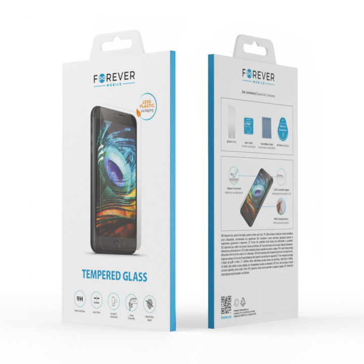 Forever Herdet glass 2,5D for iPhone 16 i gruppen SMARTTELEFON & NETTBRETT / Mobilbeskyttelse / Apple / iPhone 16 hos TP E-commerce Nordic AB (A22547)