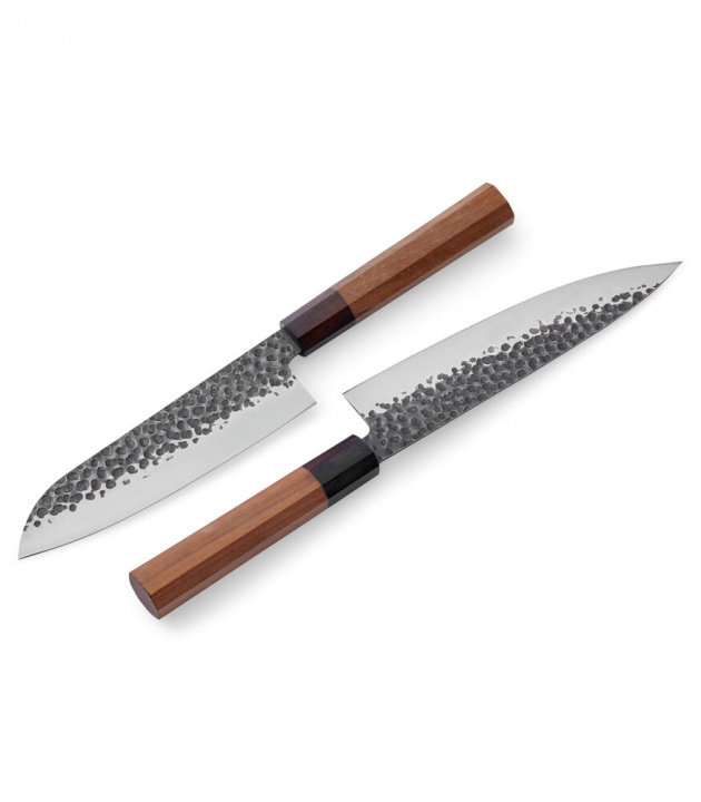 Orrefors Jernverk 2-pakning Knivsett med hamret blad i gruppen HJEM, HUS OG HAGE / Kjøkkenutstyr / Kjøkkenkniver og knivslipere hos TP E-commerce Nordic AB (A22572)