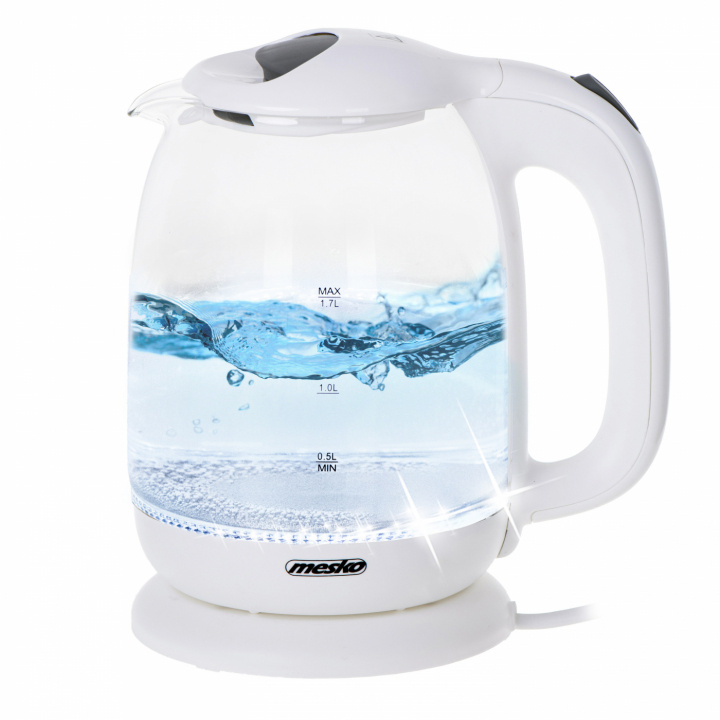 Mesko MS 1302 Vannkoker 1,7L, hvit i gruppen HJEM, HUS OG HAGE / Husholdningsapparater / Vann og juice / Vannkokere hos TP E-commerce Nordic AB (A22660)