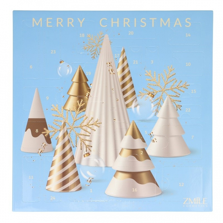 Zmile Cosmetics Beauty Adventskalender Square \'3D-juletrær\' i gruppen LEKER, BARN OG BABY / Leker / Adventskalendere hos TP E-commerce Nordic AB (A22679)