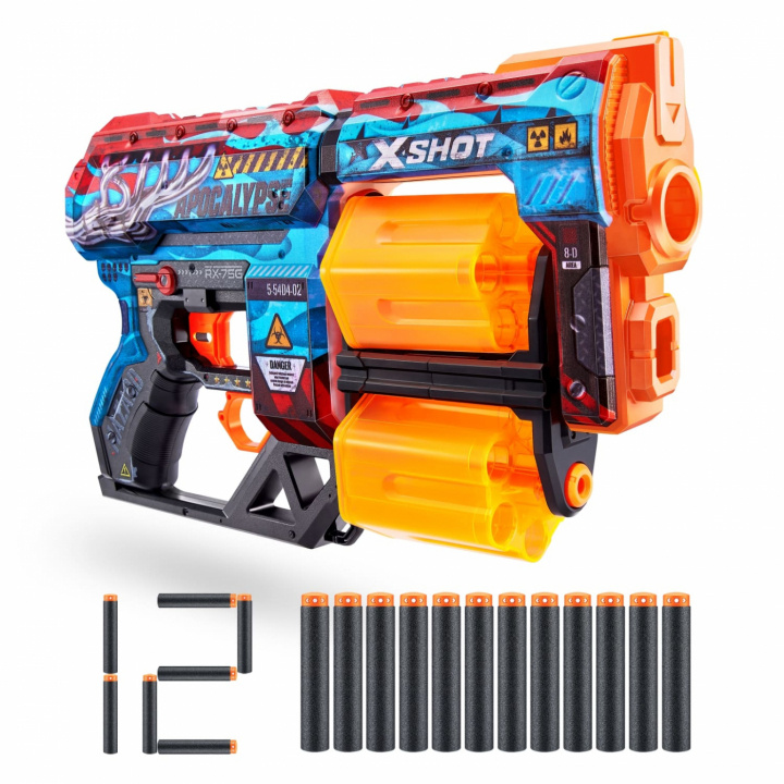 Zuru X-Shot Skins Dread Apocalypse, blå i gruppen LEKER, BARN OG BABY / Leker / Actionspill hos TP E-commerce Nordic AB (A22718)