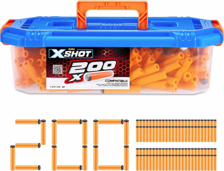 Zuru X-Shot Extra-piler, 200 stk i gruppen LEKER, BARN OG BABY / Leker / Actionspill hos TP E-commerce Nordic AB (A22720)