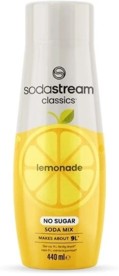 Sodastream Lemonade No Sugar 440 ml, gir ca. 9 liter ferdig drikke i gruppen HJEM, HUS OG HAGE / Husholdningsapparater / Vann og juice / Kullsyremaskin / Smaker hos TP E-commerce Nordic AB (A22816)