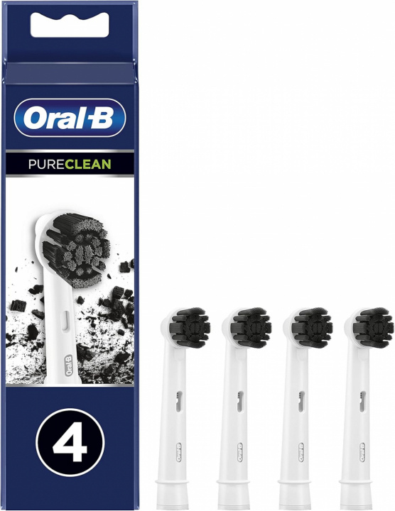 Oral-B Pure Clean 4-pakning i gruppen HELSE OG SKJØNNHET / Munnpleie / Elektriske tannbørster tilbehør hos TP E-commerce Nordic AB (A22892)