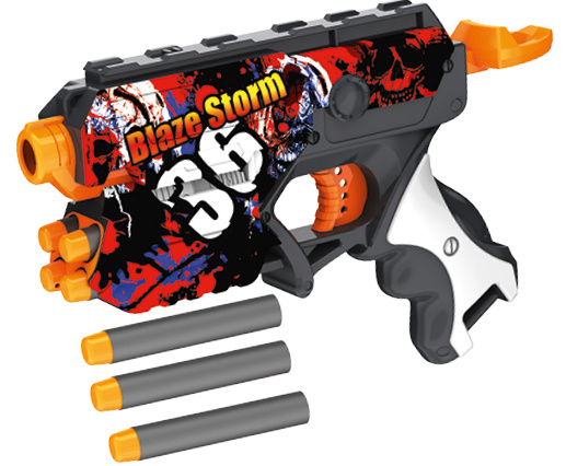 Blaze Storm Soft Bullet Gun ZC7200 m/5 Soft i gruppen LEKER, BARN OG BABY / Leker / Actionspill hos TP E-commerce Nordic AB (A22896)