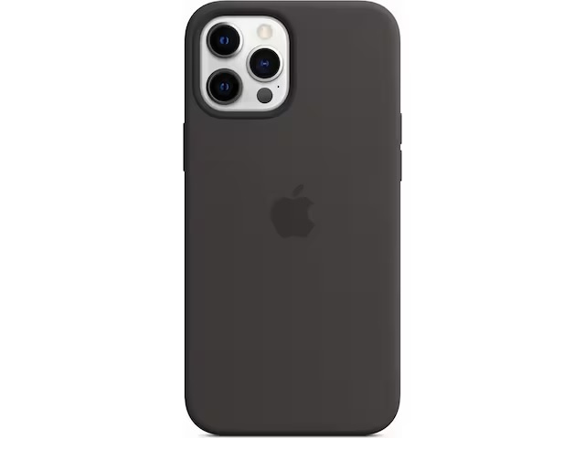 Apple iPhone 12 Pro Max Silikonskal, Svart i gruppen SMARTTELEFON & NETTBRETT / Mobilbeskyttelse / Apple / iPhone 12 Pro hos TP E-commerce Nordic AB (A22907)