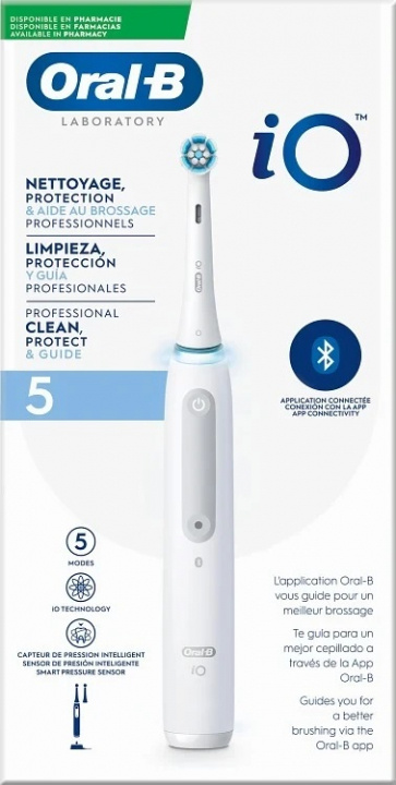 Oral-B iO Laboratory Clean 5 i gruppen HELSE OG SKJØNNHET / Munnpleie / Elektriske tannbørster hos TP E-commerce Nordic AB (A22938)