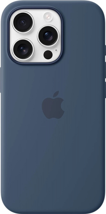 Apple iPhone 16 Pro Silicone Case with MagSafe - Denim i gruppen SMARTTELEFON & NETTBRETT / Mobilbeskyttelse / Apple / iPhone 16 hos TP E-commerce Nordic AB (A22945)
