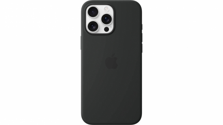 Apple iPhone 16 Pro Max Silicone Case with MagSafe - Black i gruppen SMARTTELEFON & NETTBRETT / Mobilbeskyttelse / Apple / iPhone 16 hos TP E-commerce Nordic AB (A22946)