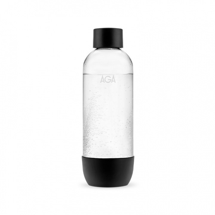 AGA AQVIA PET-flaska, 1L, Svart i gruppen HJEM, HUS OG HAGE / Husholdningsapparater / Vann og juice / Kullsyremaskin / Tilbehør hos TP E-commerce Nordic AB (A22959)