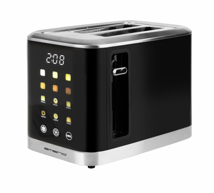 Emerio TO-132743 Lyxig brödrost med digital display och touchkontroll i gruppen HJEM, HUS OG HAGE / Husholdningsapparater / Brødristere og toastjern / Brødristere hos TP E-commerce Nordic AB (A22965)