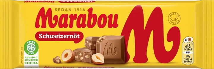 Marabou Schweizernöt 100g i gruppen SPORT, FRITID & HOBBY / Morsomme produkter / Godteri hos TP E-commerce Nordic AB (A22990)