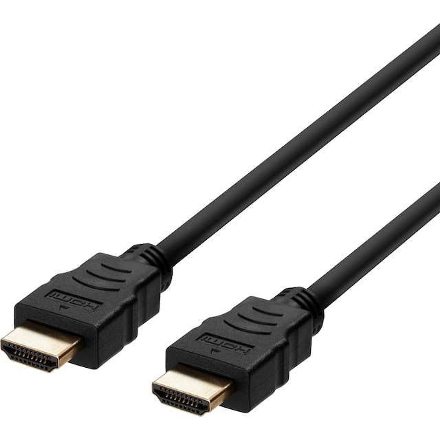 Deltaco 8K HDMI 2.1-kabel (2 m, svart) i gruppen Elektronikk / Kabler og adaptere / HDMI / Kabler hos TP E-commerce Nordic AB (A23108)
