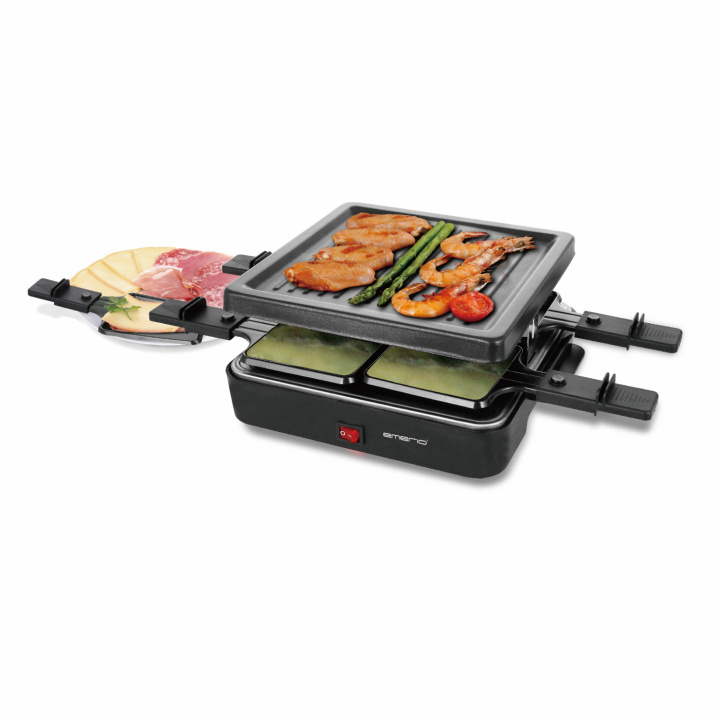 Emerio Raclettegrill RG-120656 i gruppen HJEM, HUS OG HAGE / Husholdningsapparater / Brødristere og toastjern / Bordgriller & Raclette hos TP E-commerce Nordic AB (A23171)