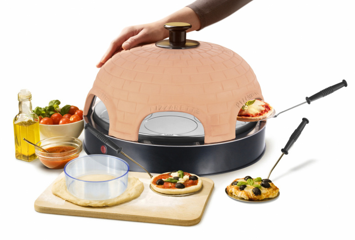 Emerio Pizzaovn PO-115984 i gruppen HJEM, HUS OG HAGE / Husholdningsapparater / Brødristere og toastjern / Bordgriller & Raclette hos TP E-commerce Nordic AB (A23179)