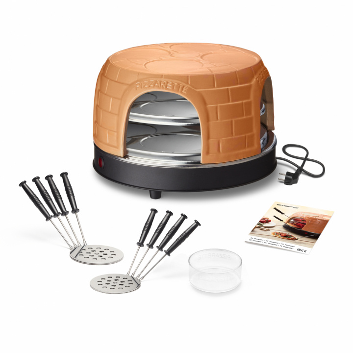 Emerio Pizzaovn PO-116124.1 i gruppen HJEM, HUS OG HAGE / Husholdningsapparater / Brødristere og toastjern / Bordgriller & Raclette hos TP E-commerce Nordic AB (A23180)