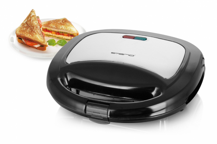 Emerio Sandwichgrill ST-120889 i gruppen HJEM, HUS OG HAGE / Husholdningsapparater / Brødristere og toastjern / Bordgriller & Raclette hos TP E-commerce Nordic AB (A23181)