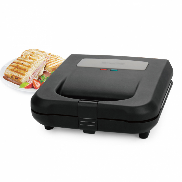 Emerio Sandwichgrill ST-130038 i gruppen HJEM, HUS OG HAGE / Husholdningsapparater / Brødristere og toastjern / Bordgriller & Raclette hos TP E-commerce Nordic AB (A23182)