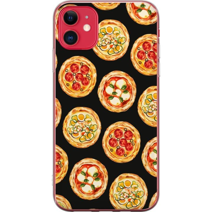 Mobildeksel til Apple iPhone 11 med Pizza motiv i gruppen SMARTTELEFON & NETTBRETT / Mobilbeskyttelse / Apple / iPhone 11 hos TP E-commerce Nordic AB (A50040)