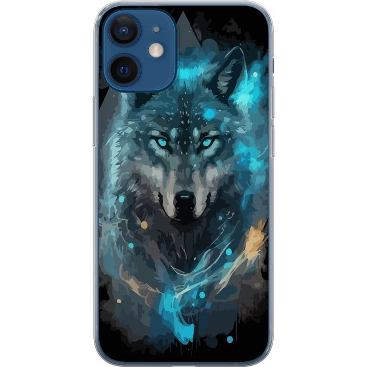Mobildeksel til Apple iPhone 12 med Ulve motiv i gruppen SMARTTELEFON & NETTBRETT / Mobilbeskyttelse / Apple / iPhone 12 hos TP E-commerce Nordic AB (A50194)