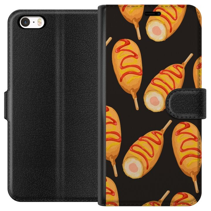 Lommeboketui til Apple iPhone 5 med Kyllinglår motiv i gruppen SMARTTELEFON & NETTBRETT / Mobilbeskyttelse / Apple / iPhone 5/5S/SE hos TP E-commerce Nordic AB (A51089)