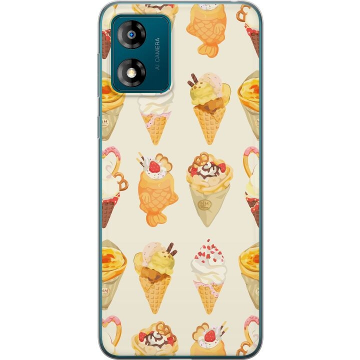 Mobildeksel til Motorola Moto E13 med Glassig motiv i gruppen SMARTTELEFON & NETTBRETT / Mobilbeskyttelse / Motorola hos TP E-commerce Nordic AB (A54001)