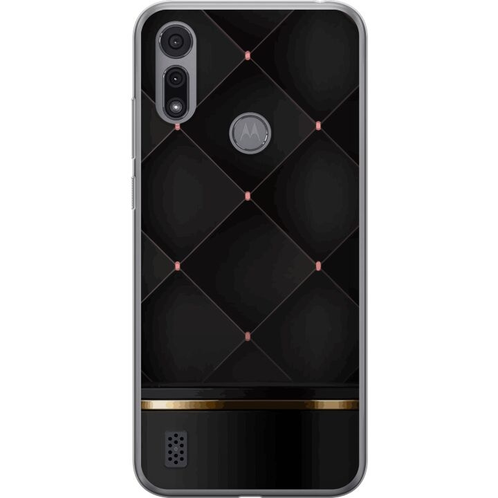 Mobildeksel til Motorola Moto E6i med Luksuslinje motiv i gruppen SMARTTELEFON & NETTBRETT / Mobilbeskyttelse / Motorola hos TP E-commerce Nordic AB (A54356)