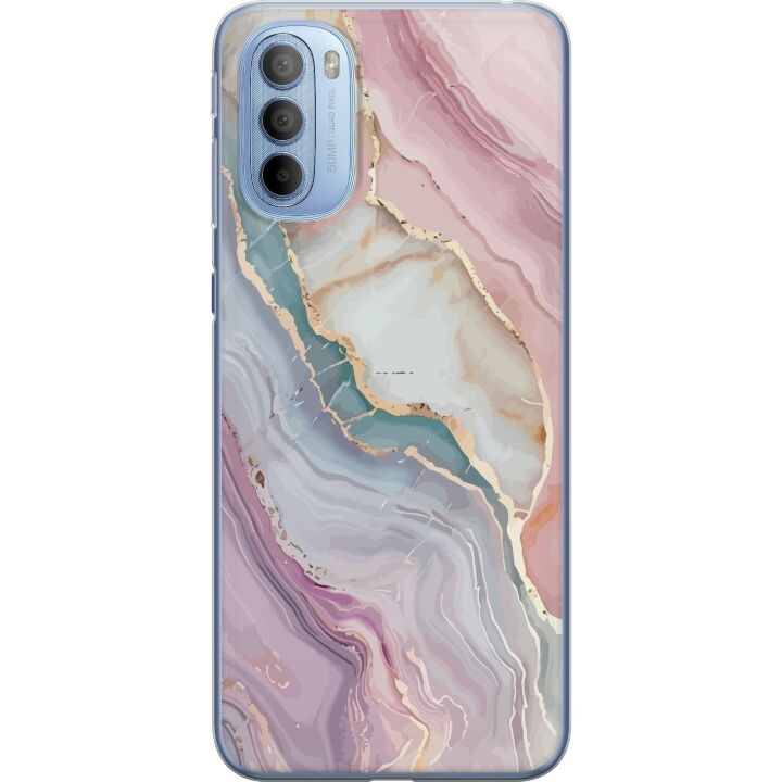 Mobildeksel til Motorola Moto G31 med Marmor motiv i gruppen SMARTTELEFON & NETTBRETT / Mobilbeskyttelse / Motorola hos TP E-commerce Nordic AB (A54930)