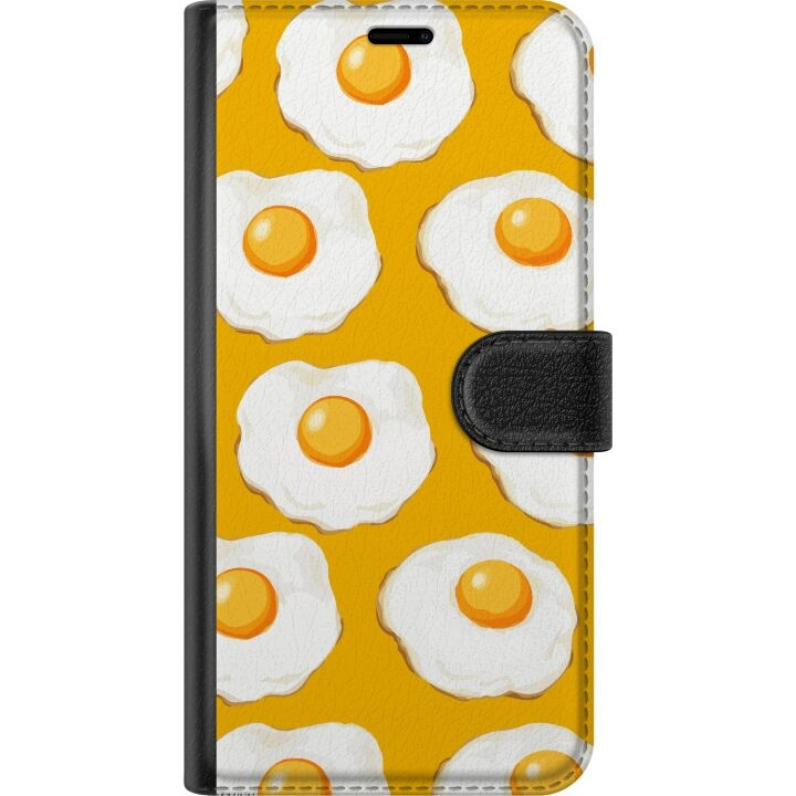 Lommeboketui til Motorola Moto G54 med Stekt egg motiv i gruppen SMARTTELEFON & NETTBRETT / Mobilbeskyttelse / Motorola hos TP E-commerce Nordic AB (A55153)