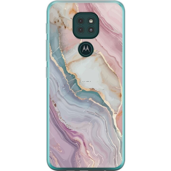 Mobildeksel til Motorola Moto G9 Play med Marmor motiv i gruppen SMARTTELEFON & NETTBRETT / Mobilbeskyttelse / Motorola hos TP E-commerce Nordic AB (A55632)