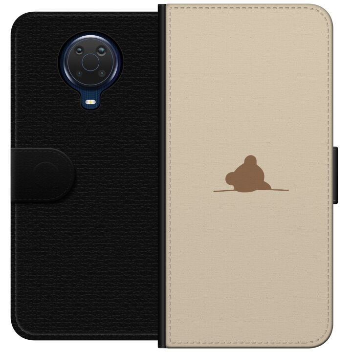 Lommeboketui til Nokia G20 med Nalle motiv i gruppen SMARTTELEFON & NETTBRETT / Mobilbeskyttelse / Nokia/Microsoft hos TP E-commerce Nordic AB (A55954)