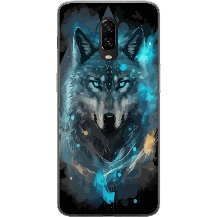 Mobildeksel til OnePlus 6T med Ulve motiv i gruppen SMARTTELEFON & NETTBRETT / Mobilbeskyttelse / OnePlus hos TP E-commerce Nordic AB (A56560)